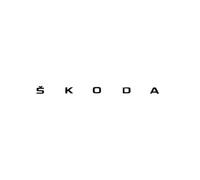 Original Skoda Schriftzug schwarz Heckklappe Emblem Buchstaben Blackline Logo