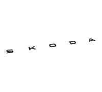 Original Skoda Schriftzug schwarz Heckklappe Emblem Buchstaben Blackline Logo