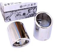 Original Skoda Yeti 5L Auspuffblende Endrohr Chrom 60mm für VW Golf 5 6 Polo 6R