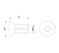 ORIGINAL® Textar Schraube, Bremsscheibe Vorne, Hinten für Opel AGILA VIVARO C