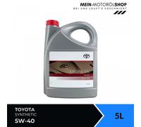 Original Toyota Synthetic 5W-40 ACEA A3/B4 API SM API CF Motoröl 5 Liter