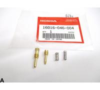 Original Vergaser Einstellschrauben carburetor screw set Honda ATC CT 70 90 NEU