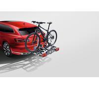 Volkswagen 000071105G Fahrradträger für Anhängevorrichtung AHV-Träger Heckträger, für 2X Fahrräder, großer Abklappwinkel, erweiterbar
