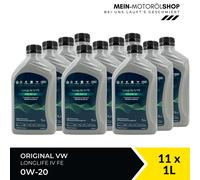 Original VW Audi Seat Skoda LL IV FE 0W-20 508.00 509.00 11x1 Liter = 11 Liter