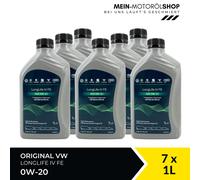 Original VW Audi Seat Skoda LL IV FE 0W-20 508.00 509.00 7x1 Liter = 7 Liter