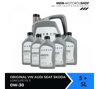 Original VW Audi Seat Skoda Longlife III FE 0W-30 Motoröl 5+5 Liter = 10 Liter