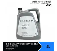 Original VW Audi Seat Skoda Longlife III FE 0W-30 VW 504 / 507 Motoröl 5 Liter