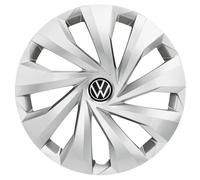 Volkswagen 2G0071455AUWP Radzierblenden 15 Zoll Stahlfelgen 4X Radkappen Radblenden, Silber