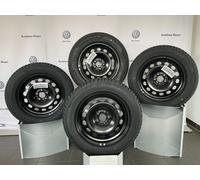 Original VW Skoda 16 Zoll Stahl Winterkomplettradsatz T-Cross Taigo Kamiq