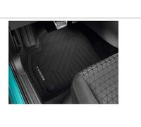 Volkswagen 2GM06150082V Premium Gummi Fußmatten Gummimatten Allwettermatten Schwarz, mit T-Cross Schriftzug