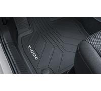 Volkswagen 2GC06150082V Allwettermatten Gummi Fußmatten 4X Gummimatten, für VW T-ROC Cabrio