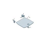 Original VW T-Roc Nachrüstsatz variabler Ladeboden für Kofferraum T Roc