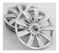 Original VW Tiguan Radkappen Set 17 Zoll Radzierblenden Radzierkappen Silber OEM