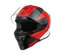 ORIGINE Integralhelm Motorradhelm mit Belüftung ECE Zertifizierung (Bolt Gloss RED Black,L)