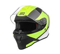 ORIGINE Integralhelm Motorradhelm mit Belüftung ECE Zertifizierung (Bolt MATT FLIO YELLOEW Black,XL)