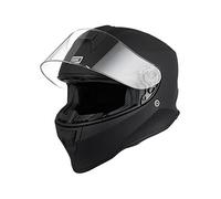 ORIGINE Integralhelm Motorradhelm mit Belüftung ECE Zertifizierung (SOLID MATT Black,L)