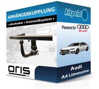 Oris Anhängerkupplung abnehmbar Kugelstange von unten gesteckt - AUDI A5