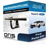 Für Ford Puma SUV Typ J2K / CF7 (Oris) Anhängerkupplung vertikal abnehmbar neu