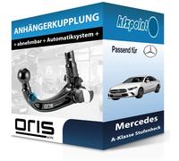ACPS-ORIS Anhängevorrichtung Rückseite mit abnehmbarem Kugelkopf für MERCEDES-BENZ 052-613