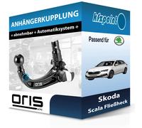 Für Skoda Scala Fließheck 02.2019-jetzt ORIS Anhängerkupplung abnehmbar NEU