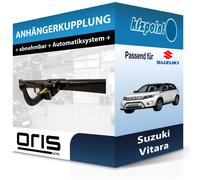 Oris Anhängerkupplung abnehmbar Kugelstange von hinten gesteckt - SUZUKI SX4 S-CROSS
