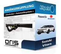 Oris Anhängerkupplung abnehmbar Kugelstange von hinten gesteckt - SUZUKI SX4 S-CROSS