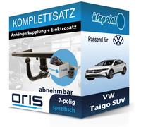 ORIS Anhängekupplung abnehmbar und ECS E-Satz 7polig für VW Taigo SUV 11.21- neu
