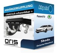Anhängerkupplung schwenkbar inkl. E-Satz 13polig spezifisch - SKODA OCTAVIA IV