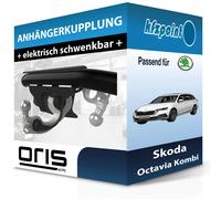 Anhängerkupplung schwenkbar inkl. E-Satz 13polig spezifisch - SKODA OCTAVIA IV