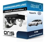 Anhängerkupplung schwenkbar inkl. E-Satz 13polig spezifisch - VW GOLF VIII