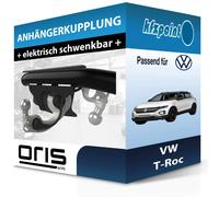 Anhängerkupplung schwenkbar inkl. E-Satz 13polig spezifisch - VW T-ROC Cabriolet