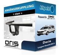 Oris Anhängerkupplung starr mit angeschraubtem Kugelkopf - DACIA LOGAN MCV II