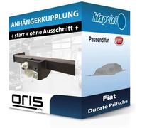Oris Anhängebock mit 2-Loch-Flanschkugel - CITROËN JUMPER Kasten
