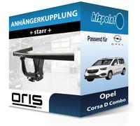 Für Opel Corsa D Combo Typ X12 (Oris) Anhängerkupplung starr neu