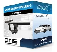 Oris Anhängerkupplung starr mit angeschraubtem Kugelkopf - OPEL CORSA E