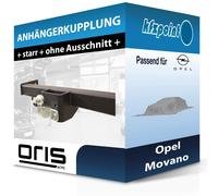 Oris Anhängebock mit 2-Loch-Flanschkugel - OPEL MOVANO B Bus