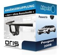 Für Peugeot 2008 I Typ CU (Oris) Anhängerkupplung starr neu