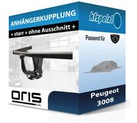 Oris Anhängerkupplung starr mit angeschraubtem Kugelkopf - PEUGEOT 3008 Großraumlimousine