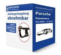 Oris Anhängerkupplung abnehmbar Kugelstange von unten gesteckt - PORSCHE PANAMERA