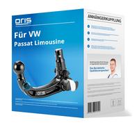 Oris Anhängerkupplung abnehmbar Kugelstange von unten gesteckt - VW PASSAT B8 Variant