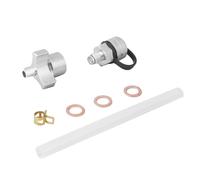 Orolotay Auto-Ölablassventil Aus Aluminiumlegierung, Schnellablass, Geeignetes Quick-Twist-Ölablassventil für M12x1,5 mit Schlauchersatzzubehör