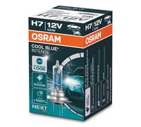 OSRAM COOL BLUE® INTENSE H7, +100% mehr Helligkeit, bis zu 5.000K, Halogen-Scheinwerferlampe, LED-Look, Faltschachtel (1 Lampe)
