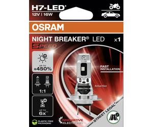 OSRAM 64210DWNBSP-1HB LED Leuchtmittel NIGHT BREAKER® LED SPEED H7 16W 12V