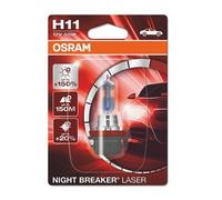 OSRAM H11 Glühlampe Fernscheinwerfer 55W 3200K Fernlicht Halogen Birne 64211NL-01B