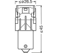 OSRAM P21W LEDriving SL White 6000K 12V Blister 2 St 7506DWP-2BL