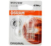 Osram 7515-02B Original Line Halogenlampen 12 V W21/5 W, Set Of 2