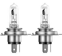 OSRAM Night Breaker Silver H4, 100% mehr Helligkeit, Halogen-Scheinwerferlampe, 64193NBS-2HB, 12V Pkw, Hängebox (2 Lampen)
