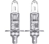 OSRAM Night Breaker Silver H1, 100% mehr Helligkeit, Halogen-Scheinwerferlampe, 64150NBS-2HB, 12V Pkw, Hängebox (2 Lampen)