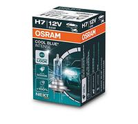 OSRAM COOL BLUE® INTENSE H7, +100% mehr Helligkeit, bis zu 5.000K, Halogen-Scheinwerferlampe, LED-Look, Faltschachtel (1 Lampe)