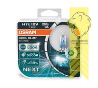 OSRAM COOL BLUE® INTENSE H11, +100% mehr Helligkeit, bis zu 5.000K, Halogen-Scheinwerferlampe, LED-Look, Duo Box (2 Lampen)